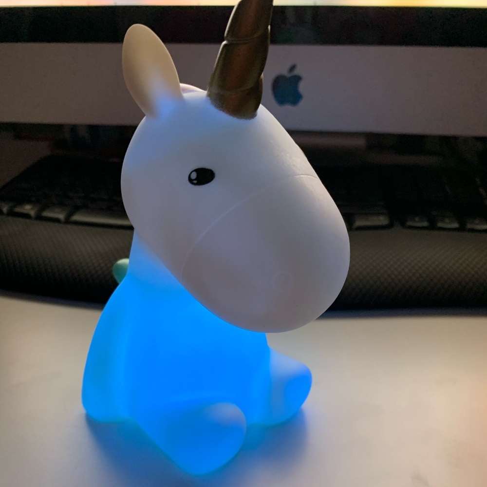 Unicorn RAINBOW kids night light - Picture 9 of 10